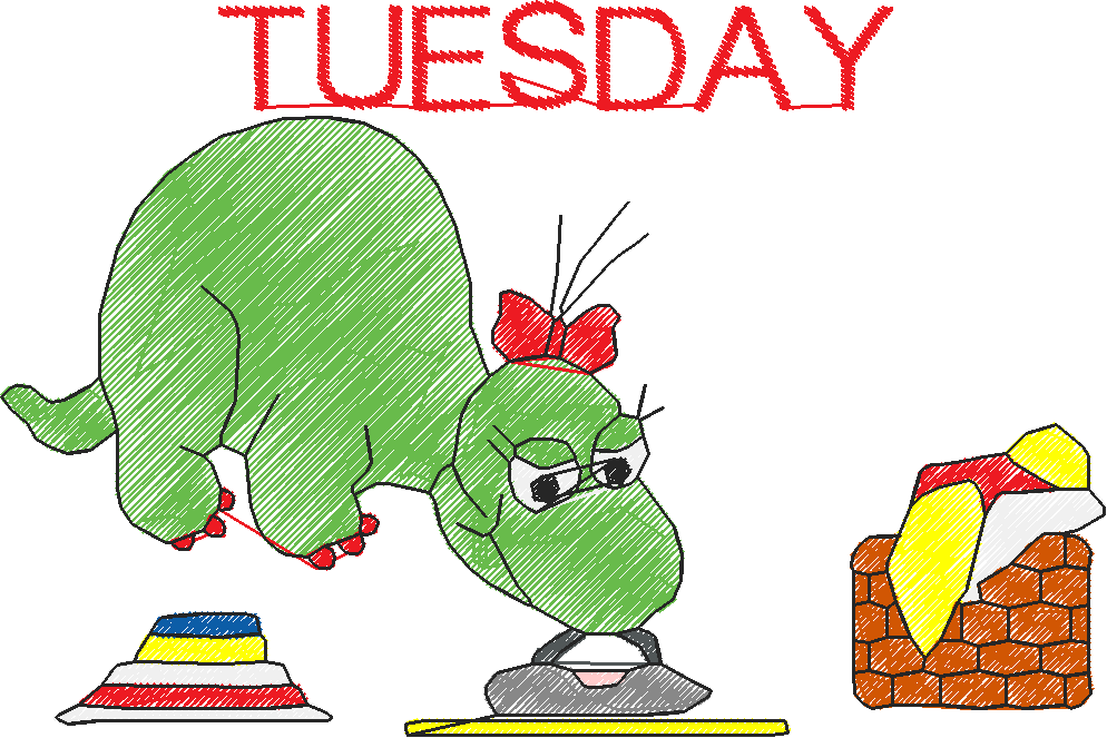 Days Of The Week   Dinosuars  (6)