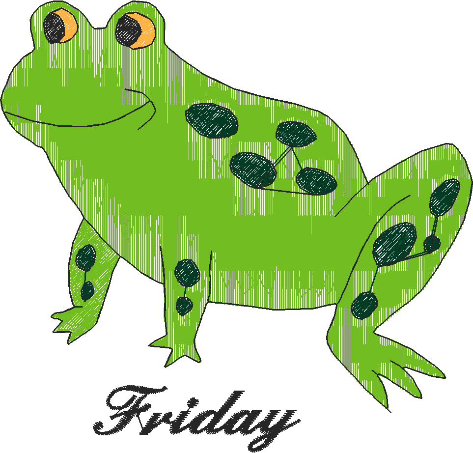 Days Of The Week   Frogs  (1)