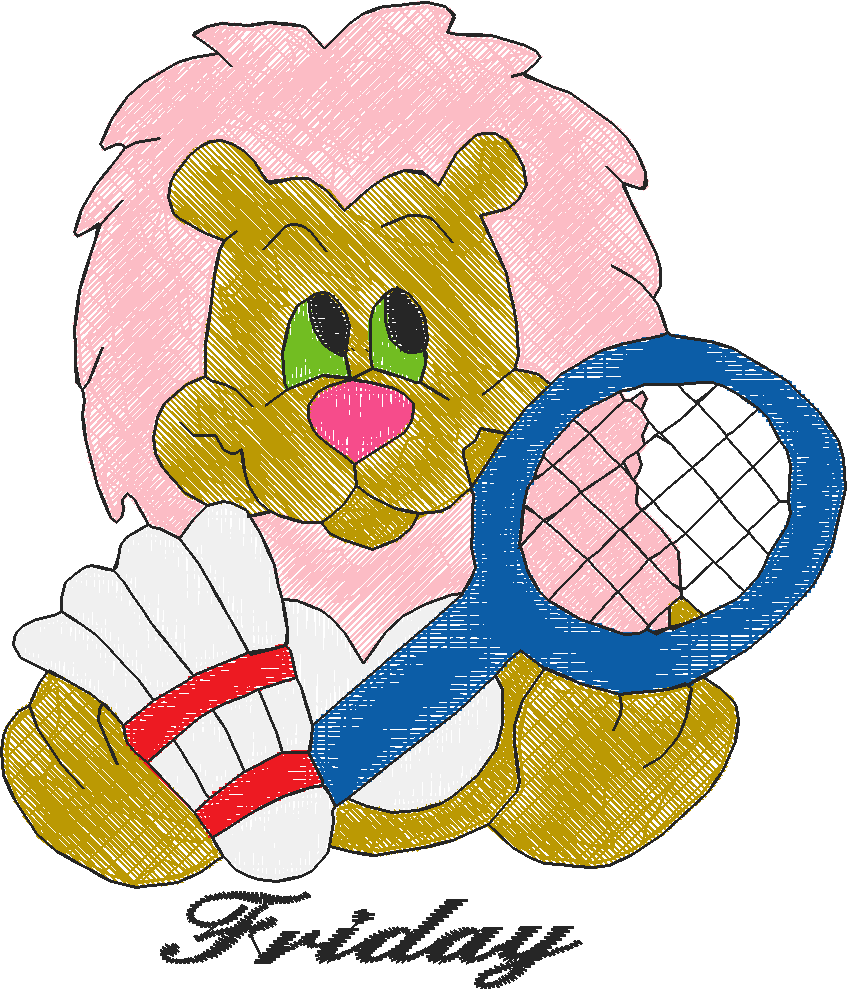 Days Of The Week   Lions  (1)
