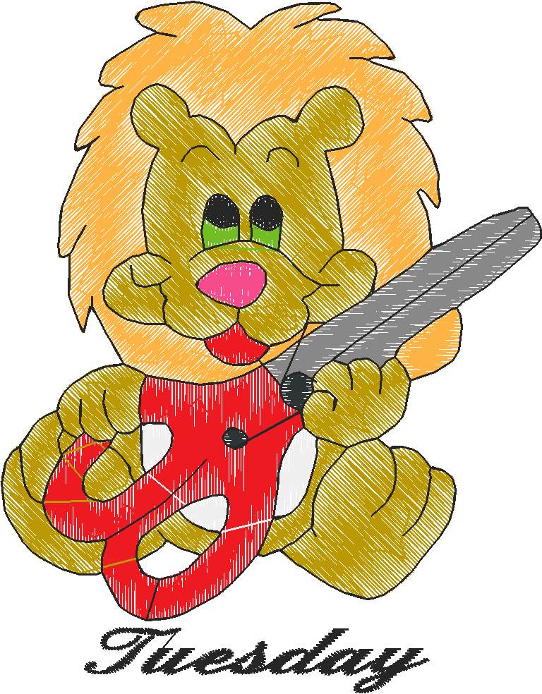Days Of The Week   Lions  (6)