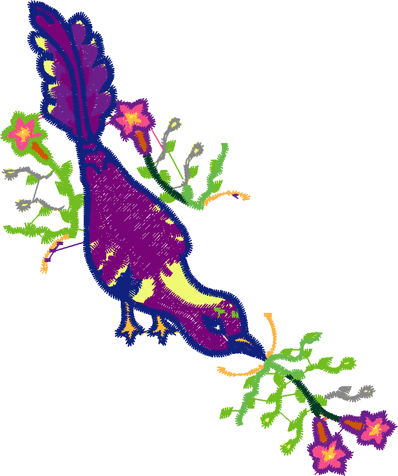 Floral Birds