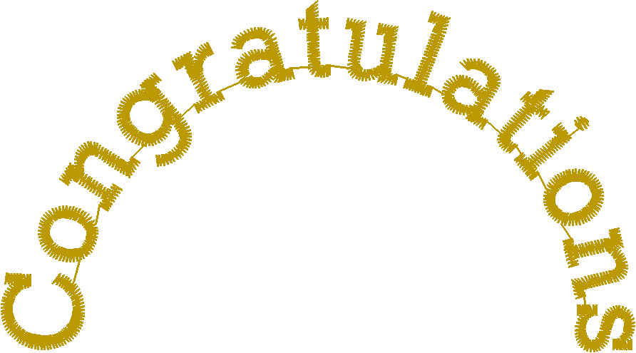 Congrats