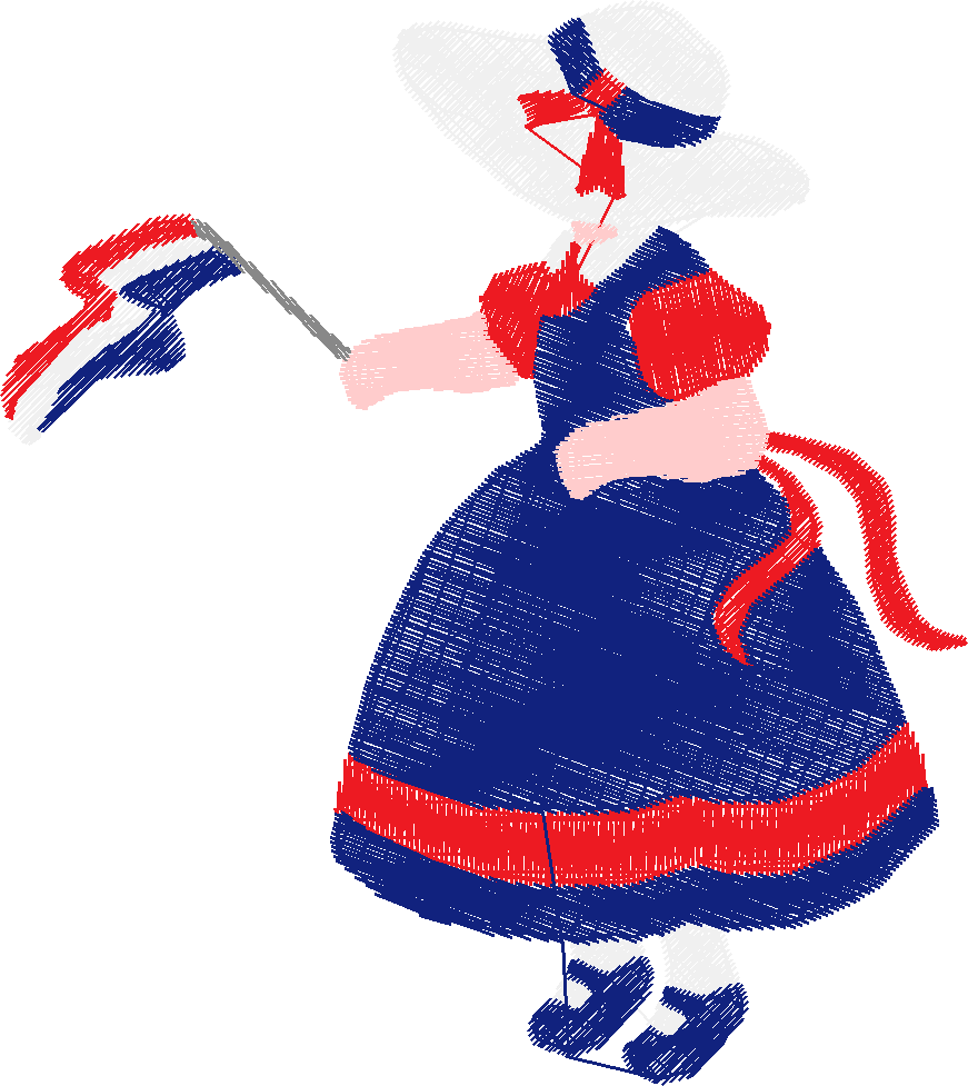 Independence Sunbonnets  (16)