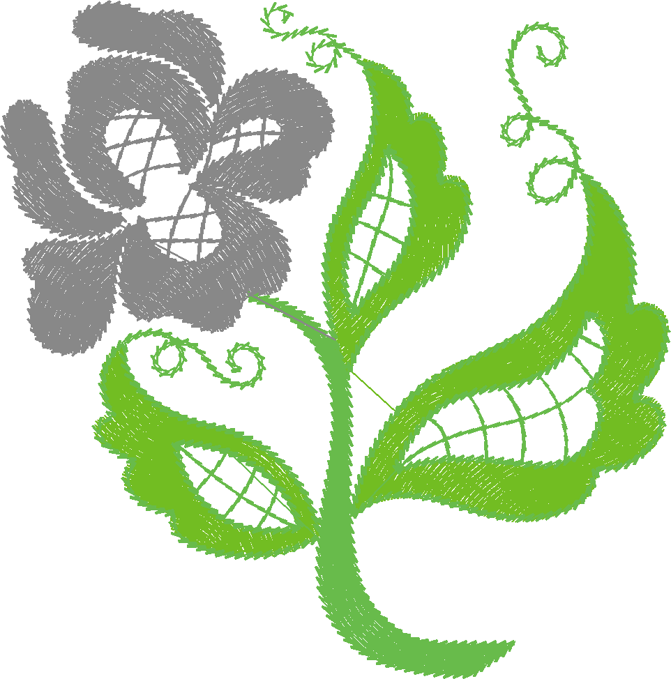 Jacobean 10   Lace Flowers  (4)