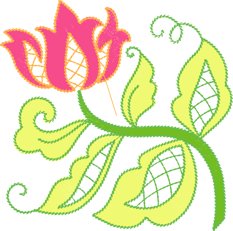 Jacobean 10   Lace Flowers  (7)