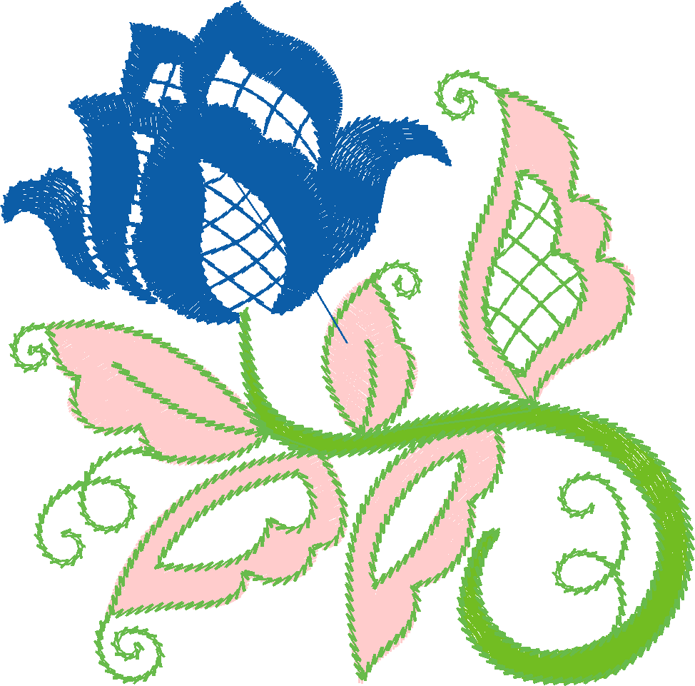 Jacobean 10   Lace Flowers  (8)