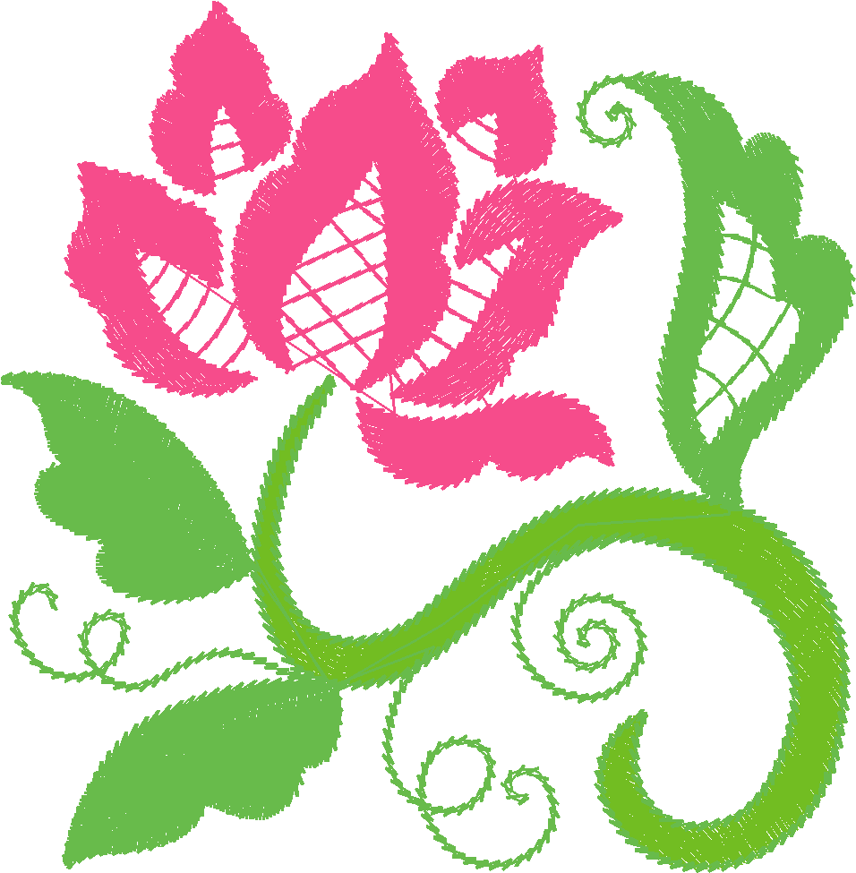 Jacobean 10   Lace Flowers  (9)
