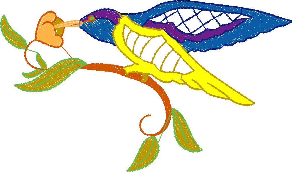 Jacobean 12   Tropical Birds  (24)