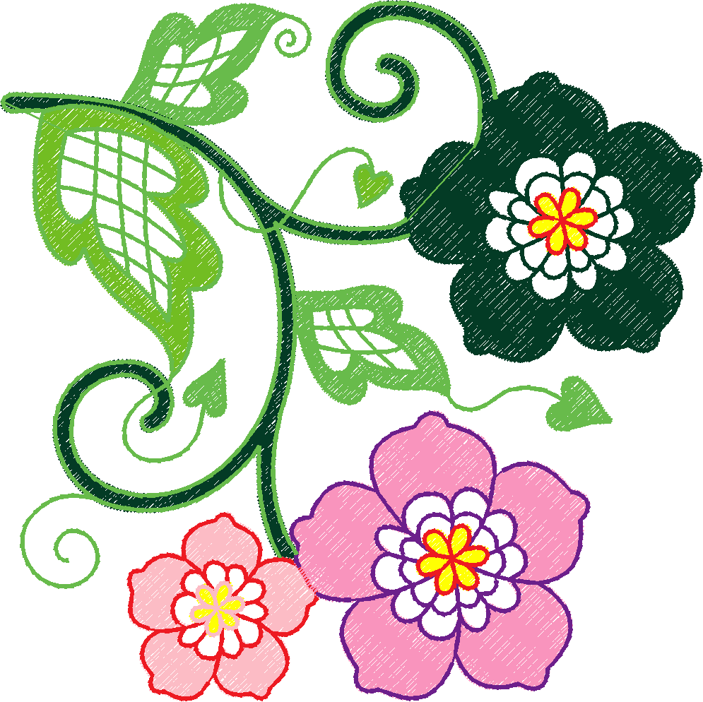 Jacobean 14   Violets  (7)