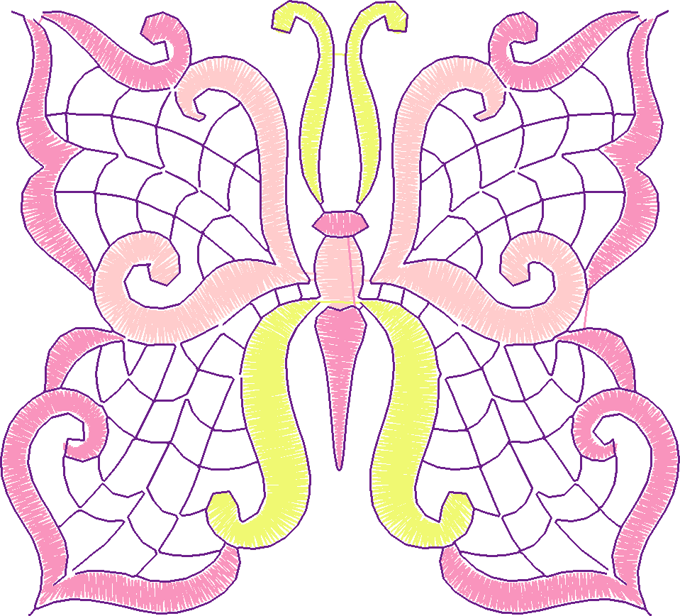 Jacobean 3   Butterflies  (19)
