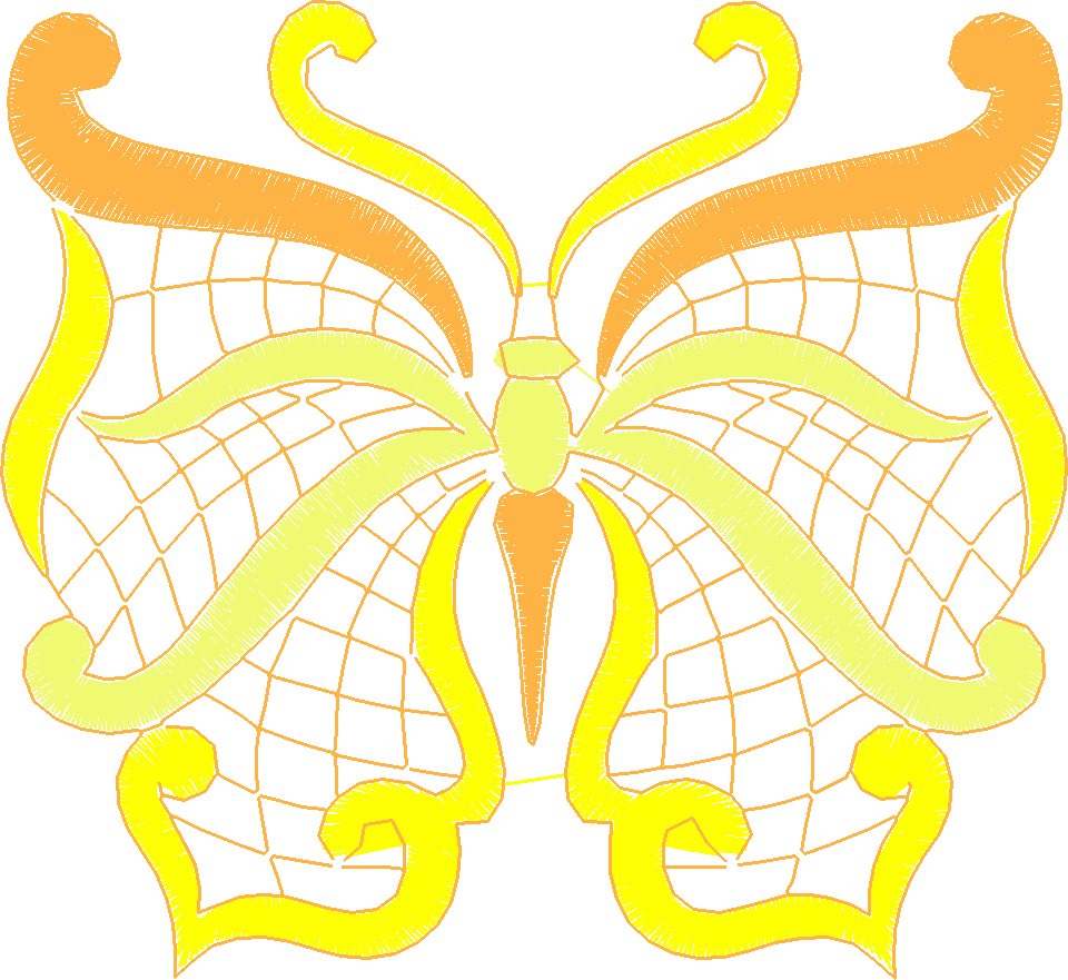 Jacobean 3   Butterflies  (20)