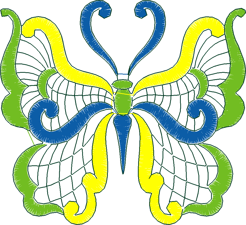Jacobean 3   Butterflies  (21)
