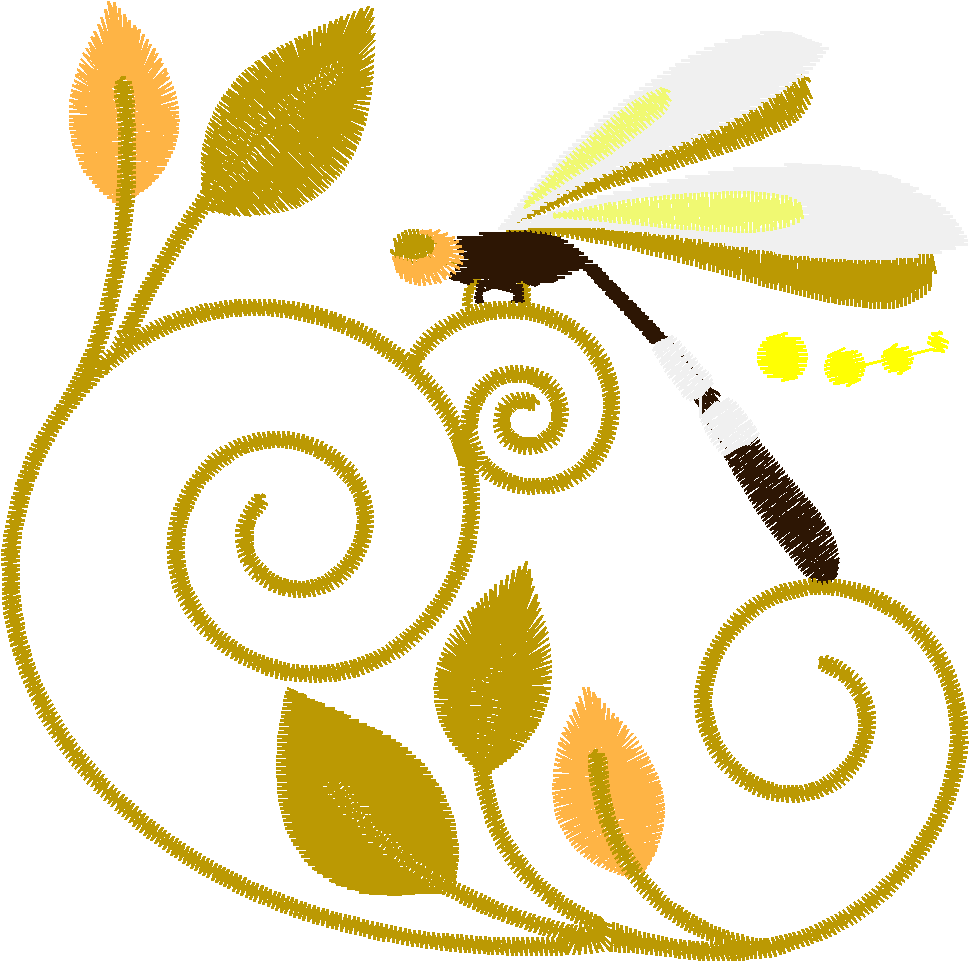 Jacobean 5   Dragonflies  (1)