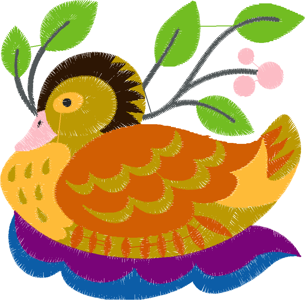 Jacobean 6   Ducks  (6)