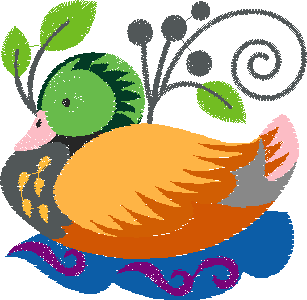 Jacobean 6   Ducks  (7)