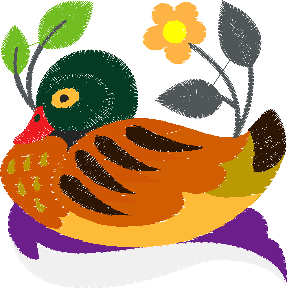 Jacobean 6   Ducks  (9)