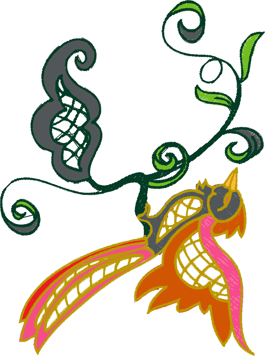 Jacobean 7   Fantasy Birds  (6)