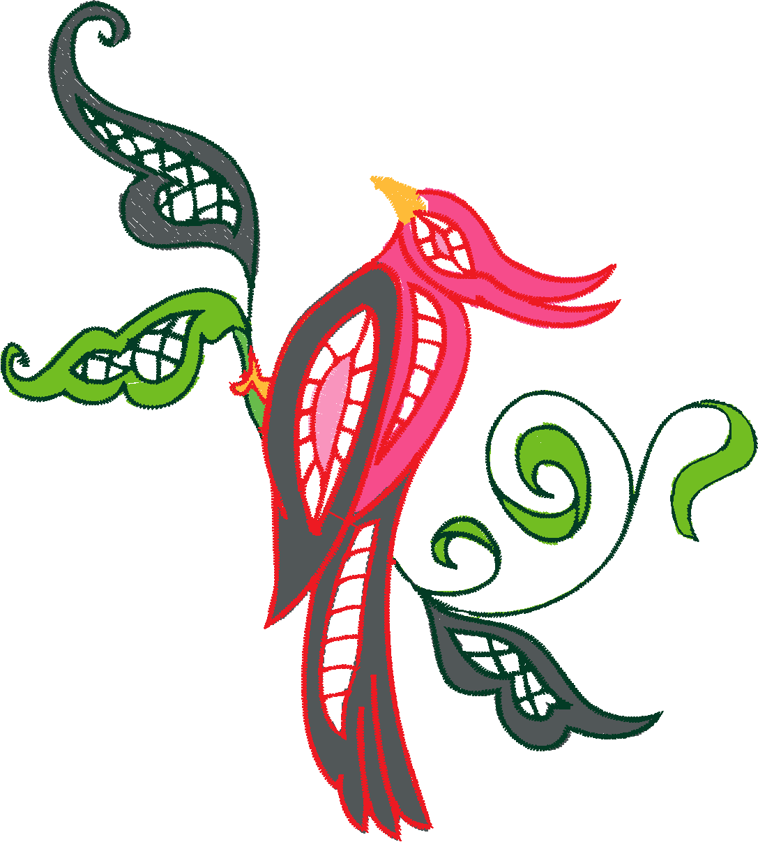 Jacobean 7   Fantasy Birds  (9)