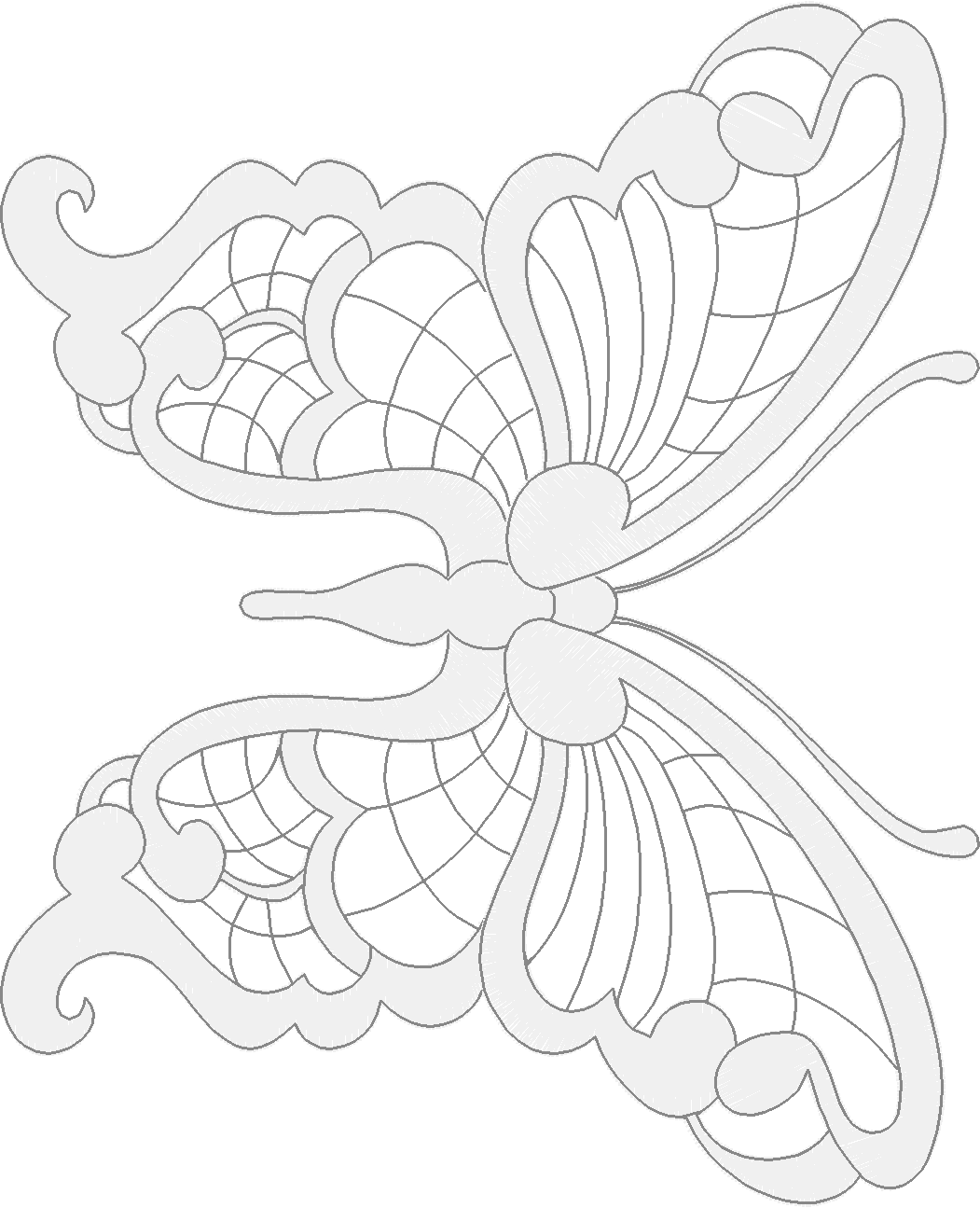 Lace 32   Butterflies & Leaves 1  (5)