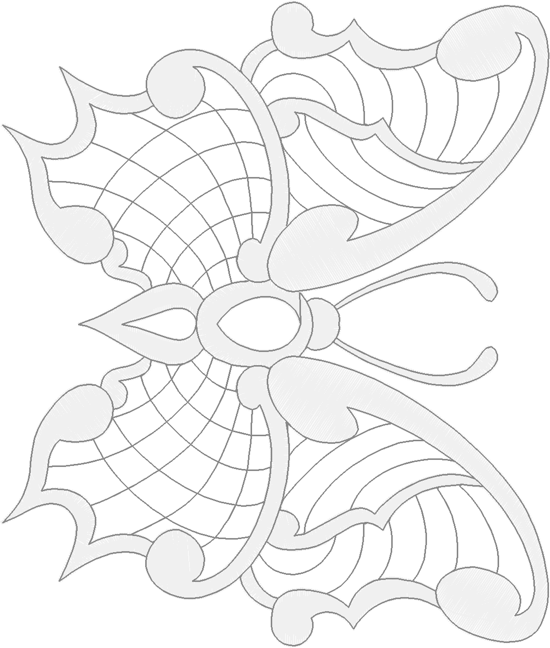 Lace 32   Butterflies & Leaves 1  (7)