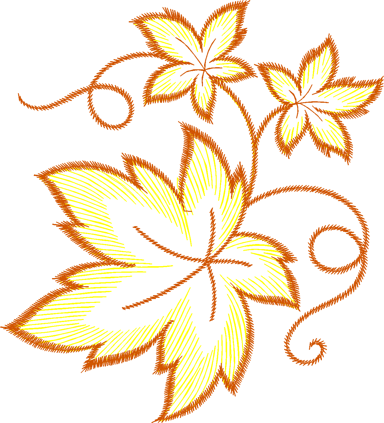 Large Openwork Fall Leaves 1  (9)