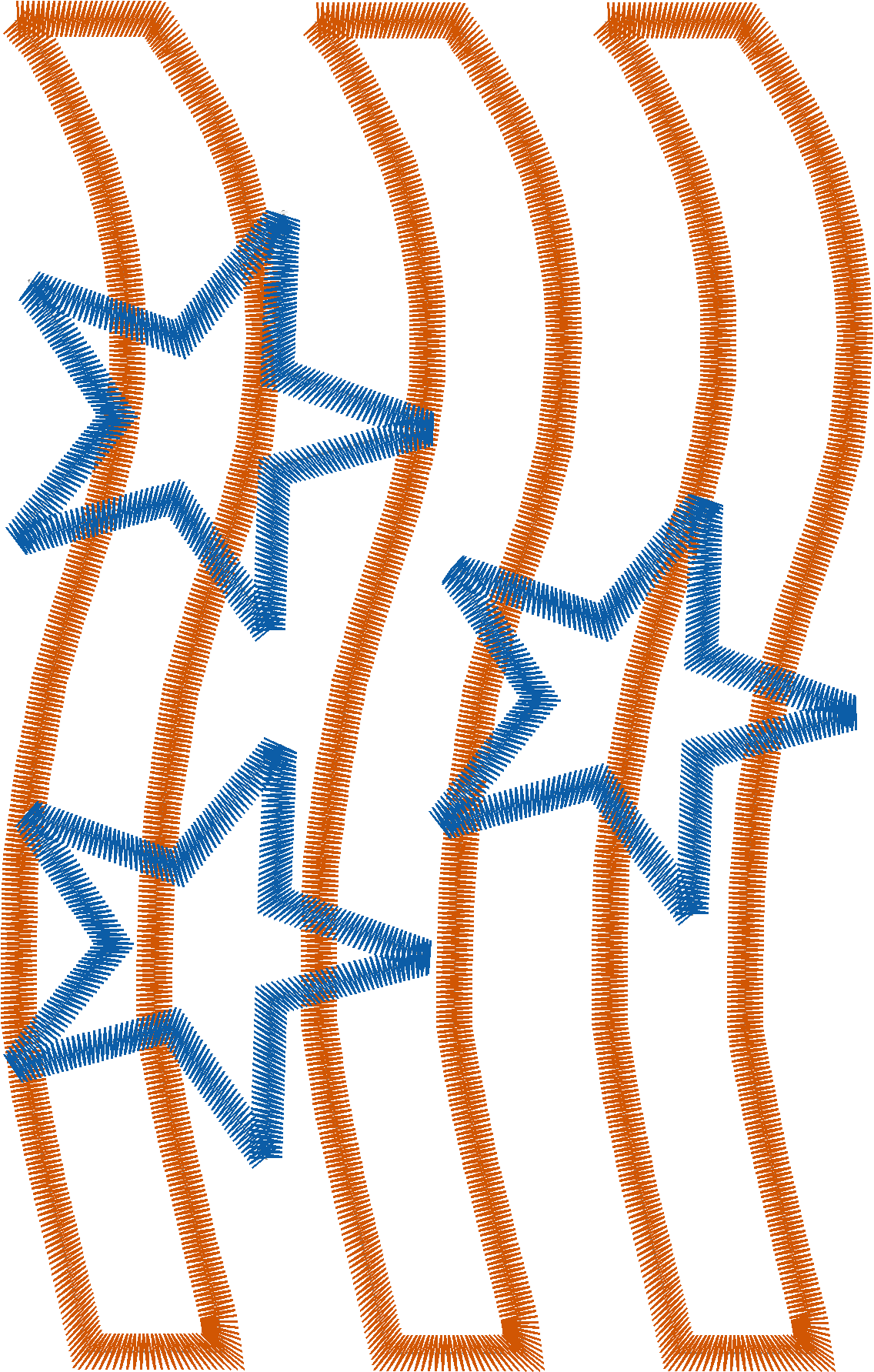 Patriotic stripesstars5x7