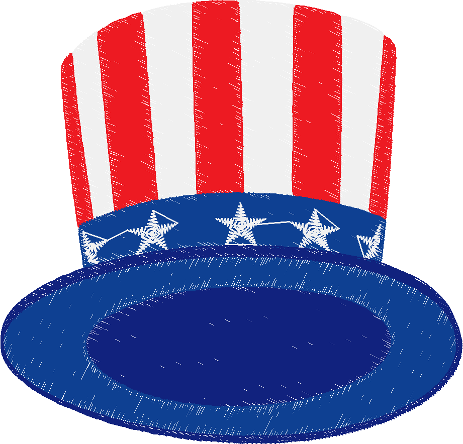 Patriotic tophat