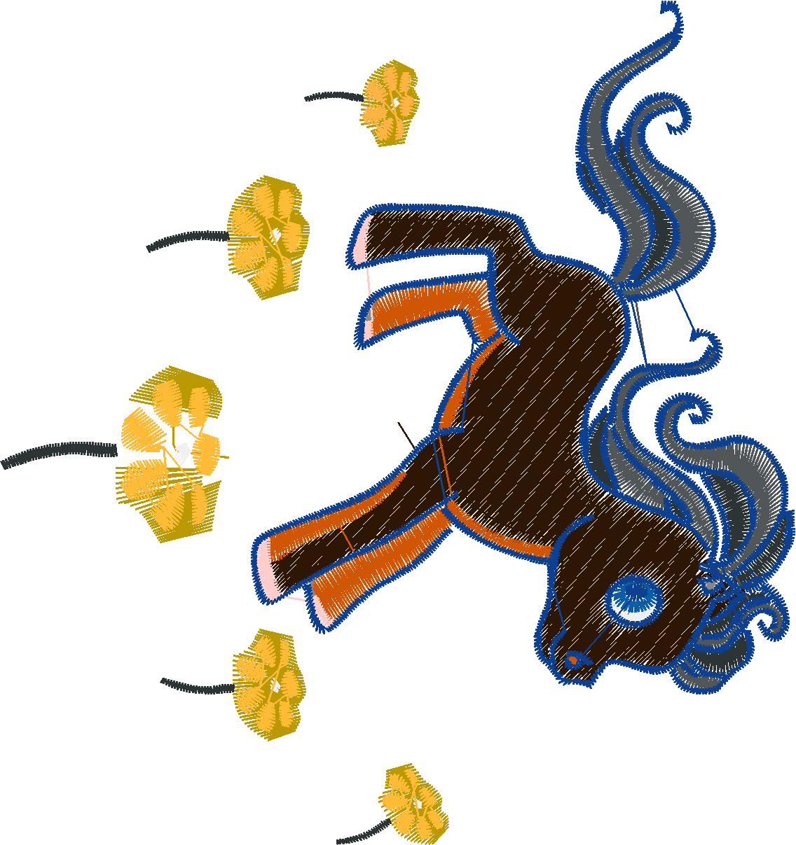 Plush Pals 8   Ponies  (6)