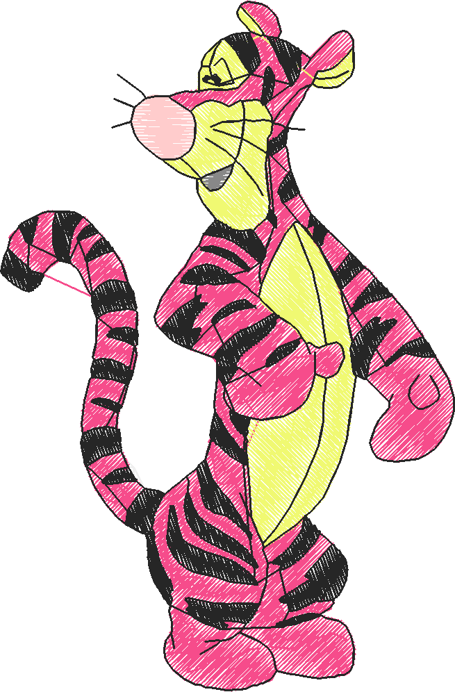 Copy Of Pooh Standing Tigger Small