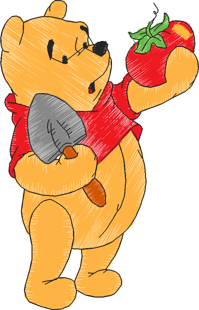 Pooh Gardening
