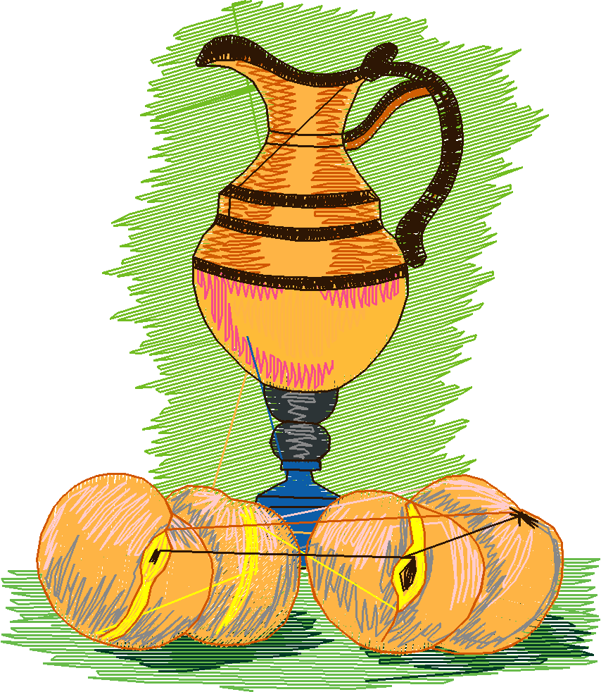 Pottery & Fruit 1  (2)